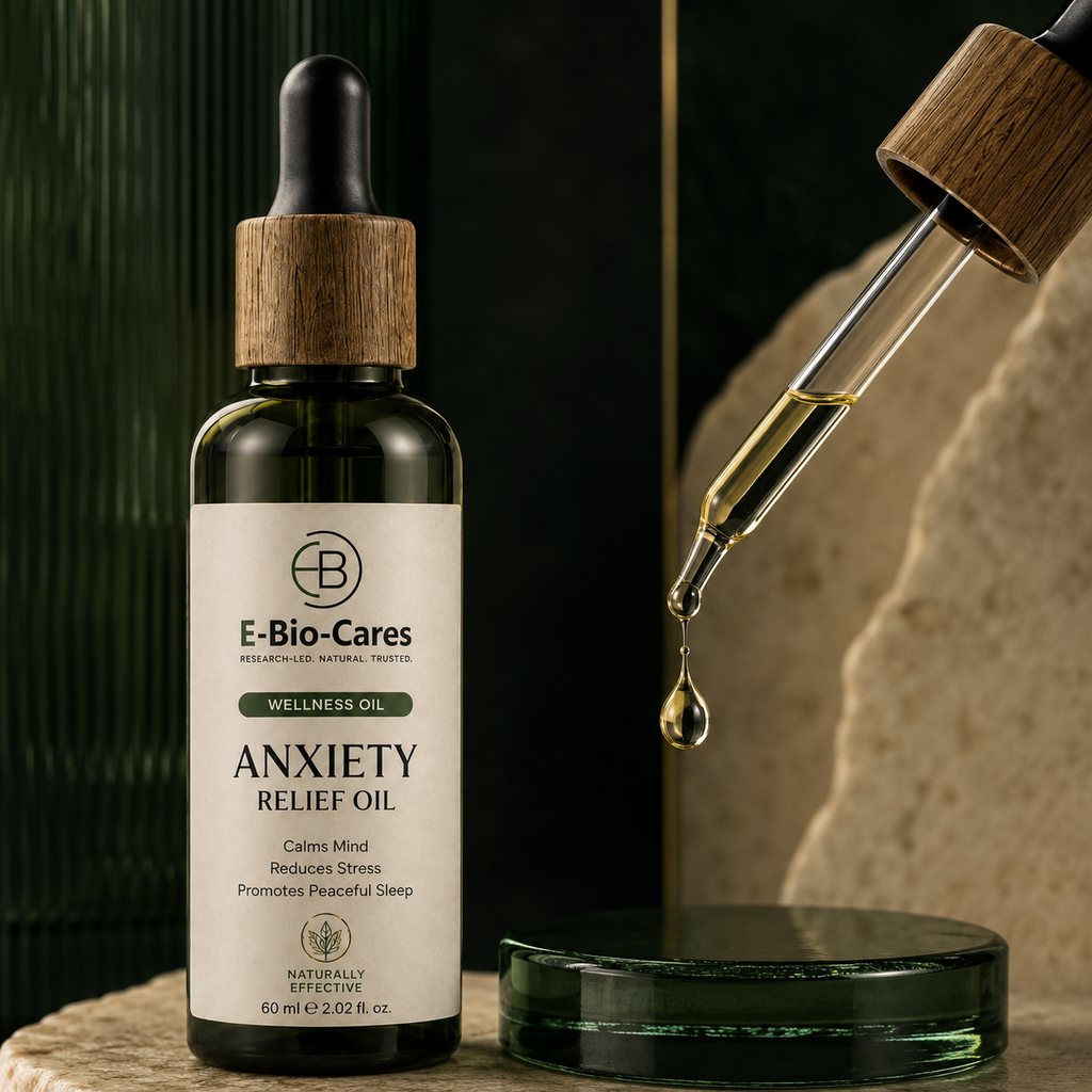 Bio Head Oil dropper and oil texture detail