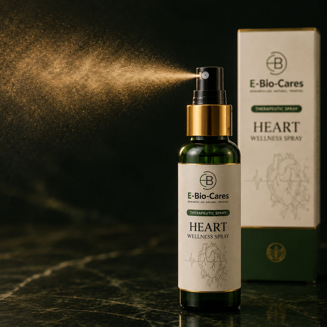 Bio Heart Spray fine mist detail