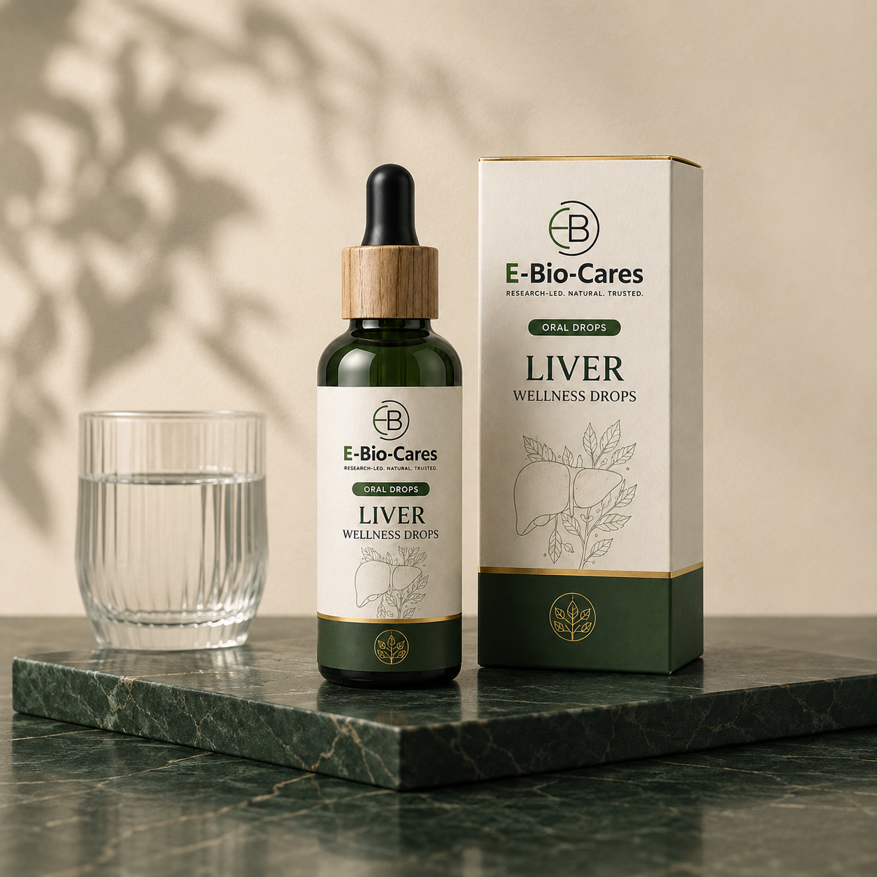 Bio Liv Drop premium wellness still life