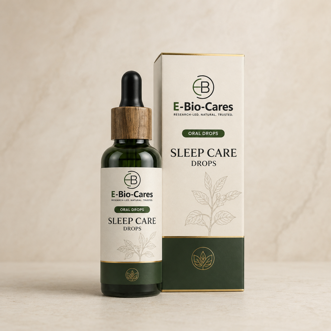 Bio Sleep Care Drops bottle and carton